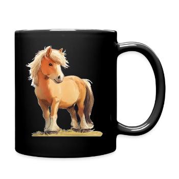 Horse - Full Colour Mug - black - Right