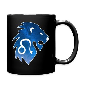 Leo and the universe - Full Colour Mug - black - Right