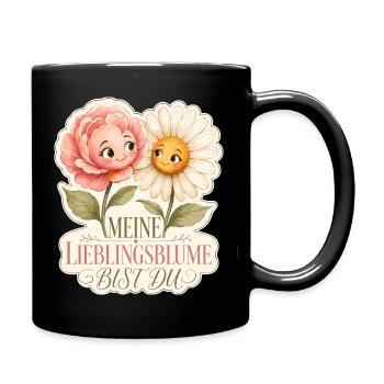 My favorite flower is you - Full Colour Mug - black - Right