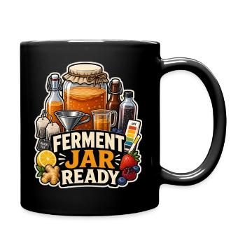 BOCAL DE FERMENTATION PRÊT - Mug uni - noir - Droite