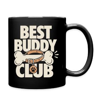 Meilleur club d’amour canin - Mug uni - noir - Droite