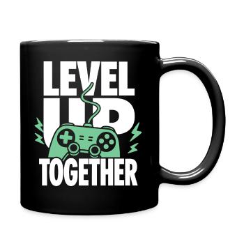 Manette de jeu Level Up Together - Mug uni - noir - Droite