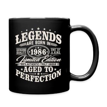 1986 Anniversaire Vintage Born Legends - Mug uni - noir - Droite