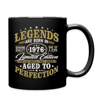 Cadeau d’anniversaire vintage vintage rétro 1976 - Mug uni - noir - Droite