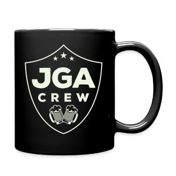 jga_crew_wappen- - Mug uni - noir - Droite