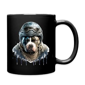 Biker Molossus 2 - 066c - Full Colour Mug - black - Right
