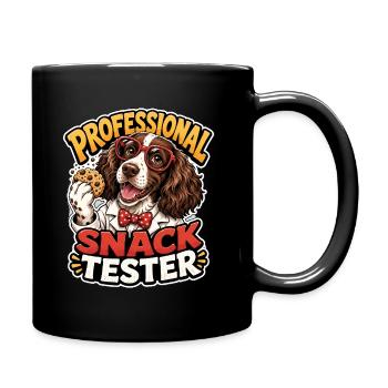 Englischer Springer-Spaniel - Tasse einfarbig - Schwarz - Rechts