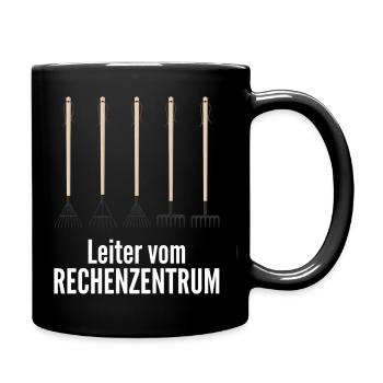 Rechenzentrum - Tasse einfarbig - Schwarz - Rechts