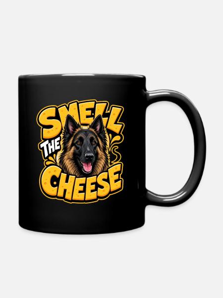 Belgischer Schäferhund - Tasse einfarbig - Schwarz