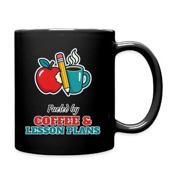 Coffee and Lesson Plans – Lehrer Humor - Tasse einfarbig - Schwarz - Rechts