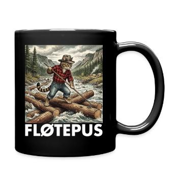 Sahnetorte - Tasse einfarbig - Schwarz - Rechts