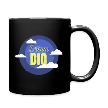 DREAM BIG - Tasse einfarbig - Schwarz - Rechts