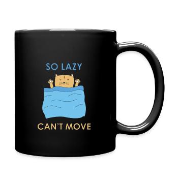 Un chat pourri ! C’est un cadeau pour les dormeurs. - Mug uni - noir - Droite