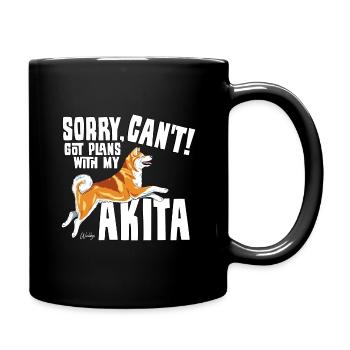 Akita Plans 2 - Mug uni - noir - Droite