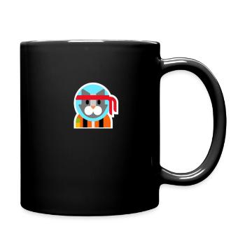 Ninja Cat - Full Colour Mug - black - Right