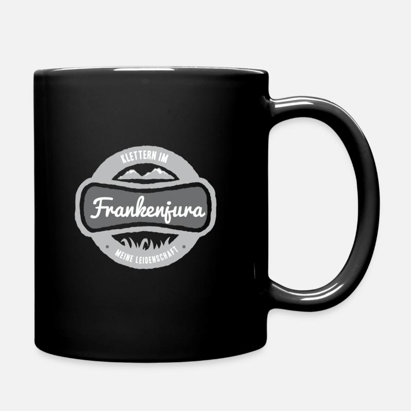Klettern im Frankenjura meine Leidenschaft - Tasse einfarbig - Schwarz