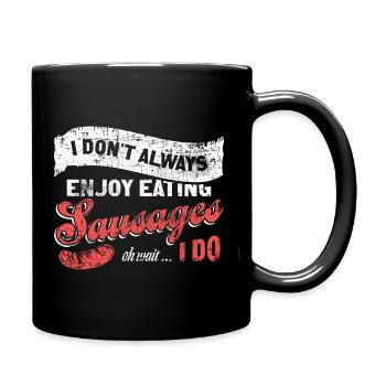 Sausage sausage - Full Colour Mug - black - Right