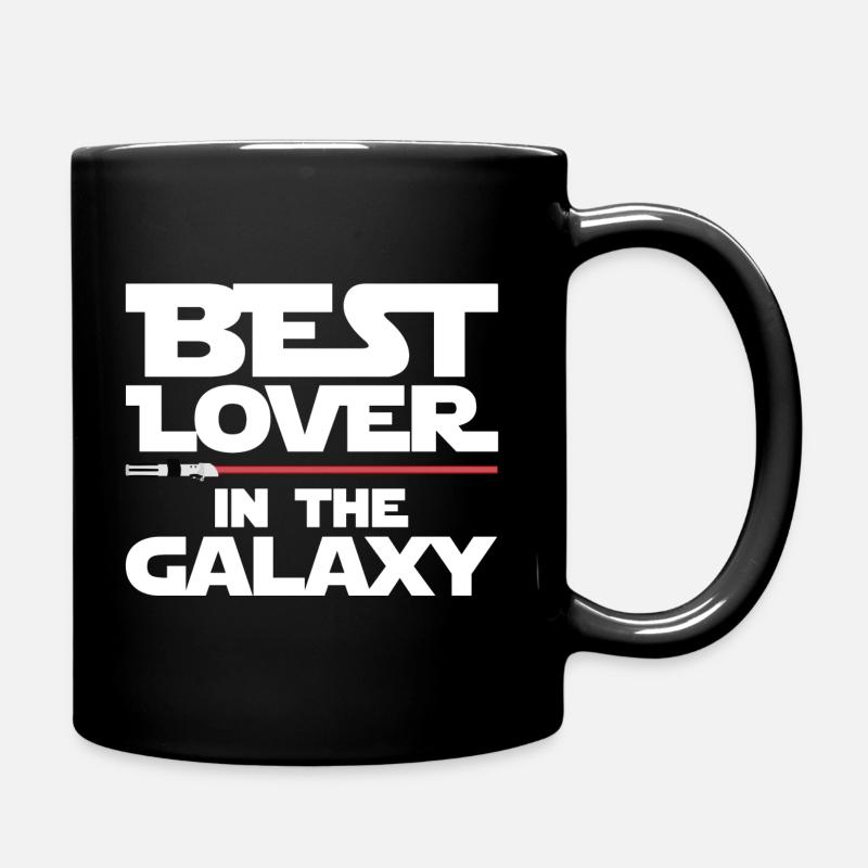 best lover in the galaxy - Full Colour Mug - black