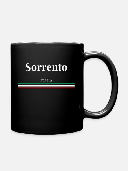 Sorrent, Italien - Tasse einfarbig - Schwarz