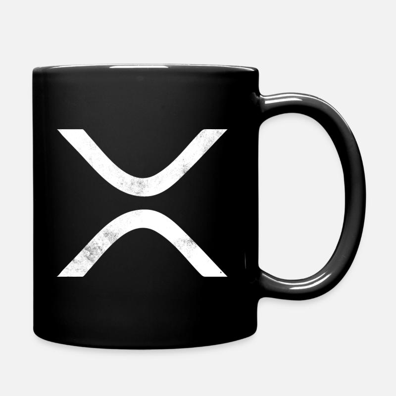 XRP RIPPLE - Tasse einfarbig - Schwarz