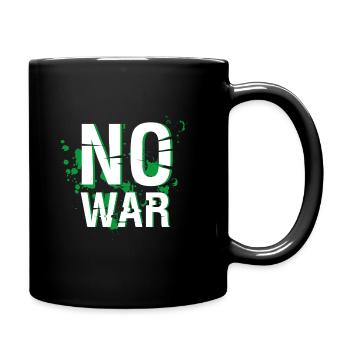 NO WAR - Full Colour Mug - black - Right