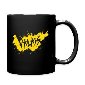 VALAIS GRUNGY YELLOW - Full Colour Mug - black - Right