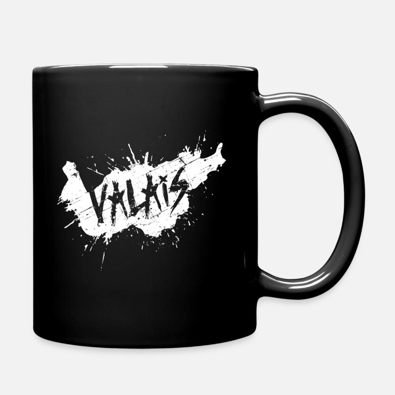 VALAIS GRUNGY WEISS - Mug uni - noir