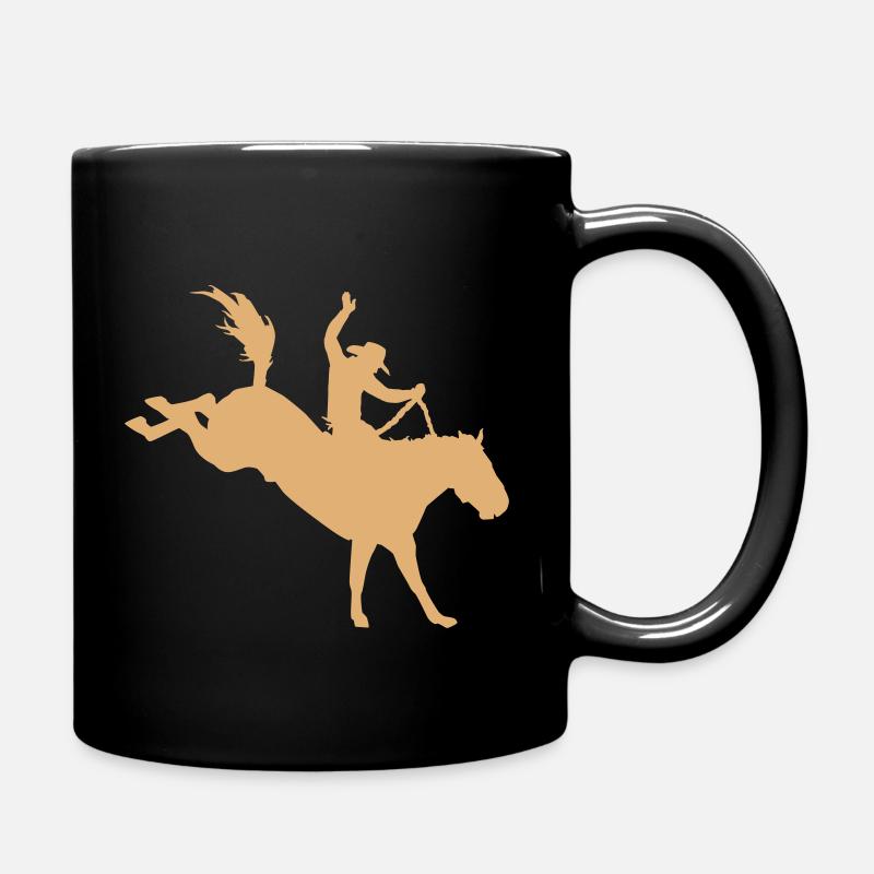 Rodeo - Tasse einfarbig - Schwarz