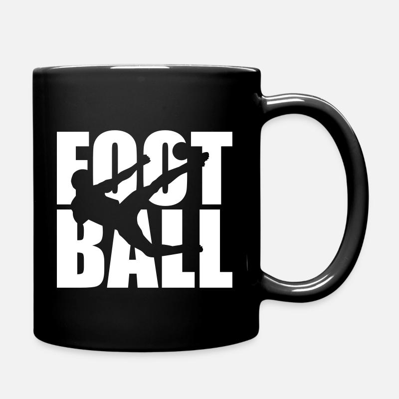 Football - Mug uni - noir