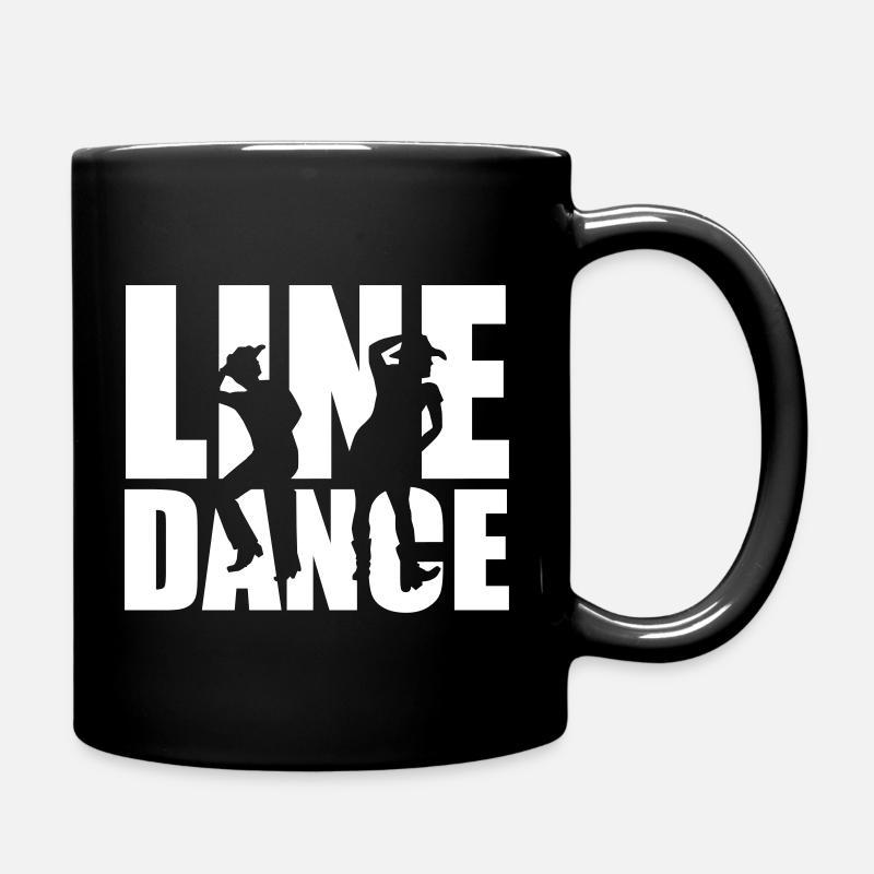 Line dance - Mug uni - noir