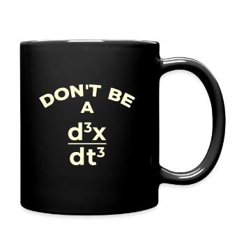 Funny Math Teacher Joke - Full Colour Mug - black - Right