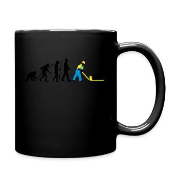 evolution_lagerist_hubwagen_09_201603_3c - Tasse einfarbig - Schwarz - Rechts