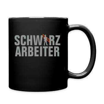 schornsteinfeger_10_2016_2c03 - Tasse einfarbig - Schwarz - Rechts