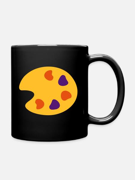 Farbe Maler - Tasse einfarbig - Schwarz