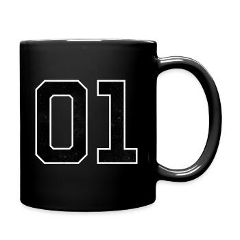 01 General Lee Style - Tasse einfarbig - Schwarz - Rechts