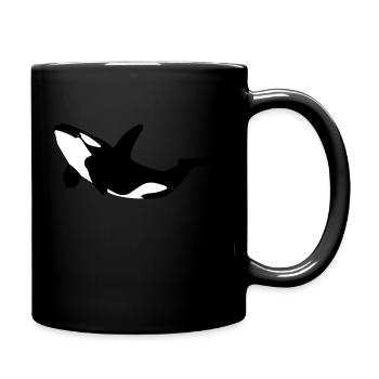 Orca - Tasse einfarbig - Schwarz - Rechts