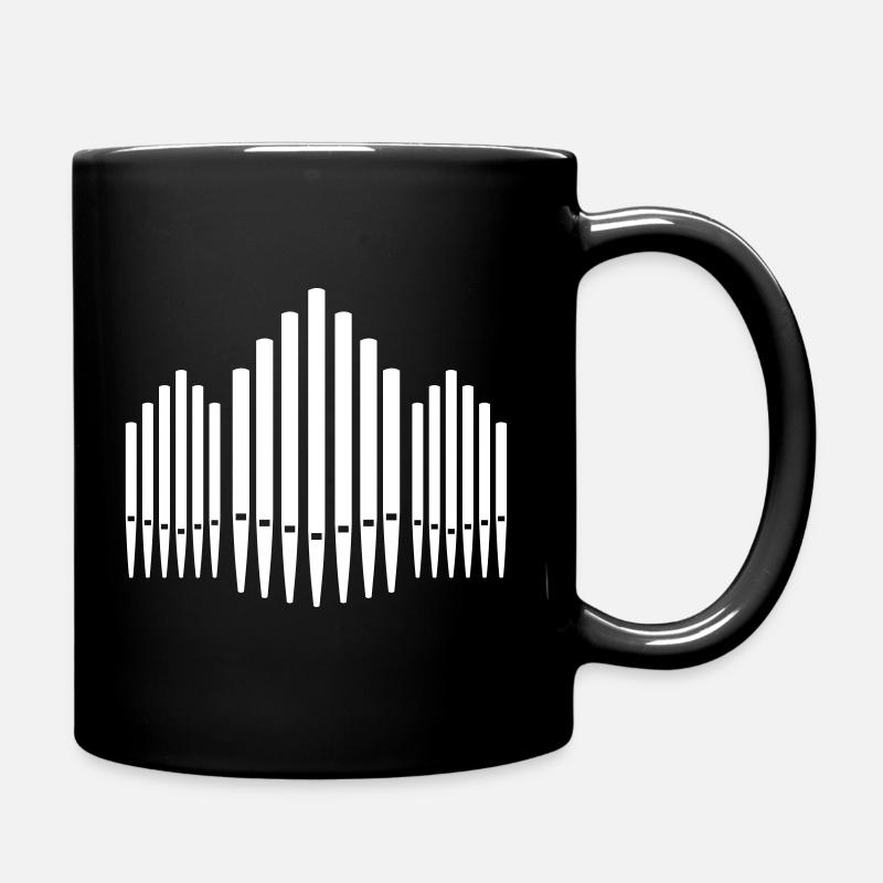 Orgel - Tasse einfarbig - Schwarz