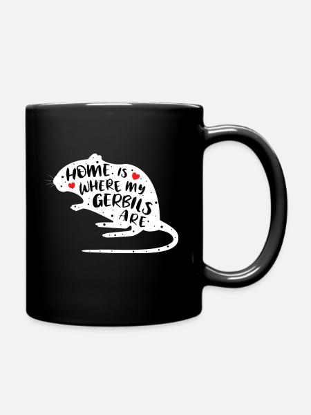 Gerbiili | Suloinen | Gerbiili - Yksivärinen muki - musta