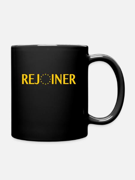 ReJoiner - Campaign to rejoin the EU - Full Colour Mug - black