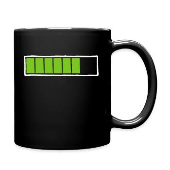 Barre de chargement - Mug uni - noir - Droite