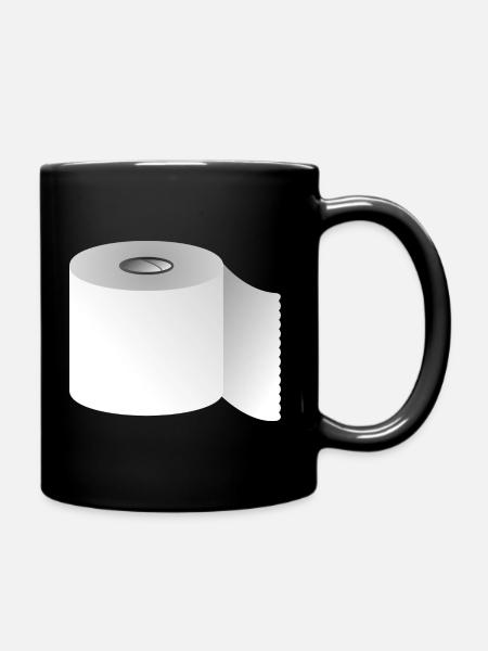 Papier toilette - Mug uni - noir