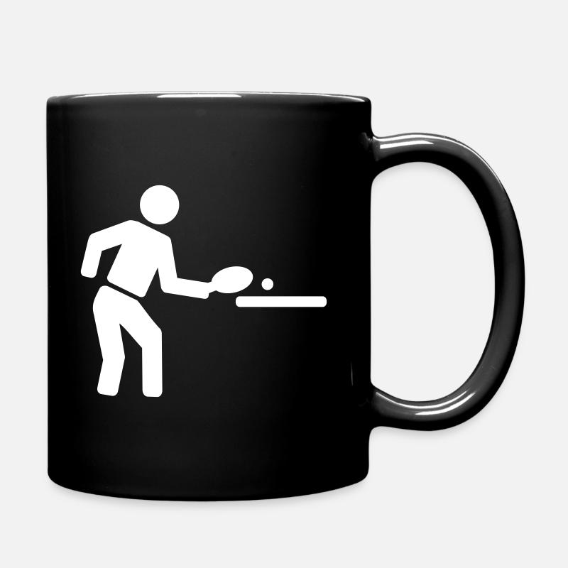 Tennis de table - Mug uni - noir