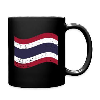 Thailand - Tasse einfarbig - Schwarz - Rechts