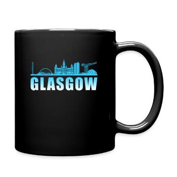 Glasgow England UK Holiday Gift Quote Cool - Full Colour Mug - black - Right