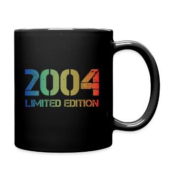16th birthday 16 years man woman born 2004 - Full Colour Mug - black - Right