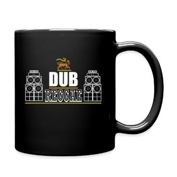 Dub Reggae Lion - Mug uni - noir - Droite