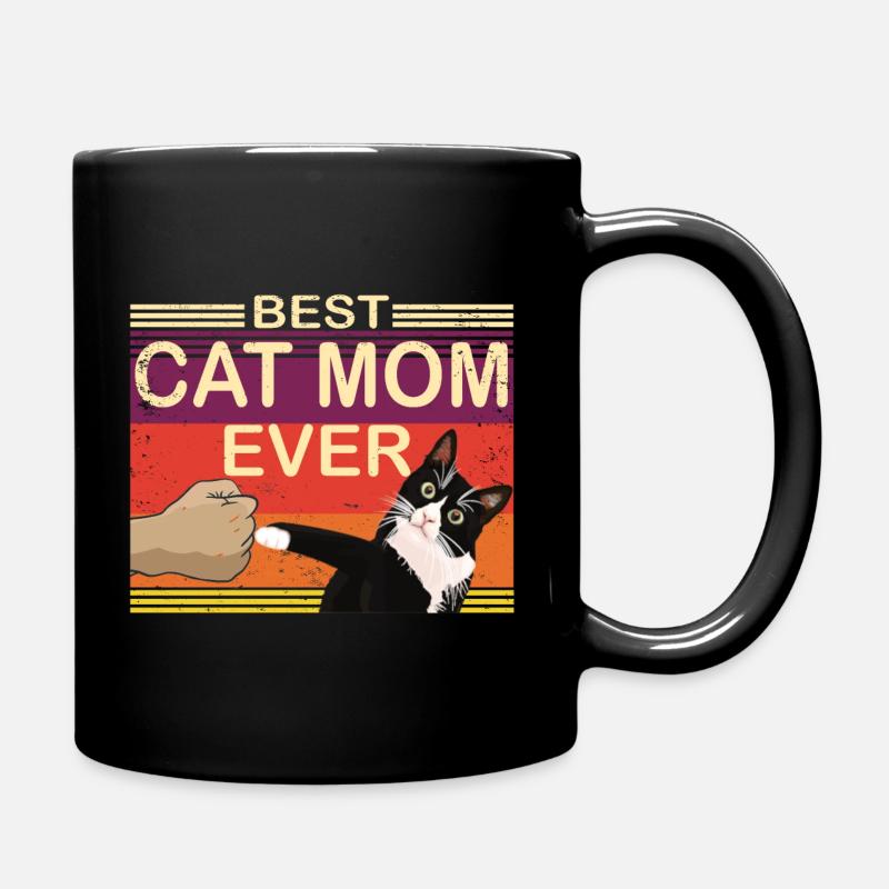 Chatamama Mère Chat Cat Maman Cadeau - Mug uni - noir