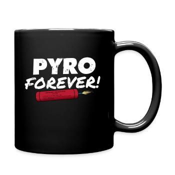 Pyro pour toujours - Mug uni - noir - Droite
