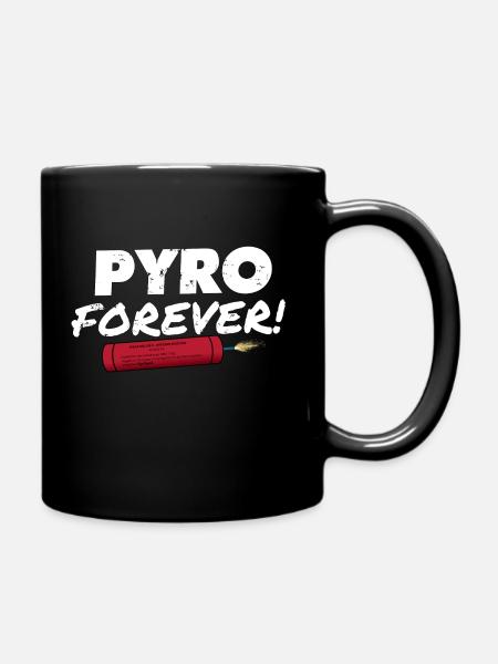 Pyro pour toujours - Mug uni - noir