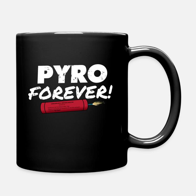 Pyro Forever - Tasse einfarbig - Schwarz
